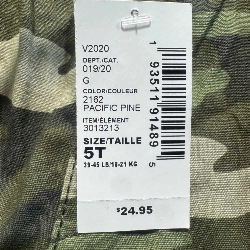 The‎ Children's Place Camo Pants Boys 5T Pacific Pine New
